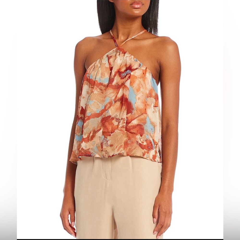 Evolutionary
Printed Halter Top